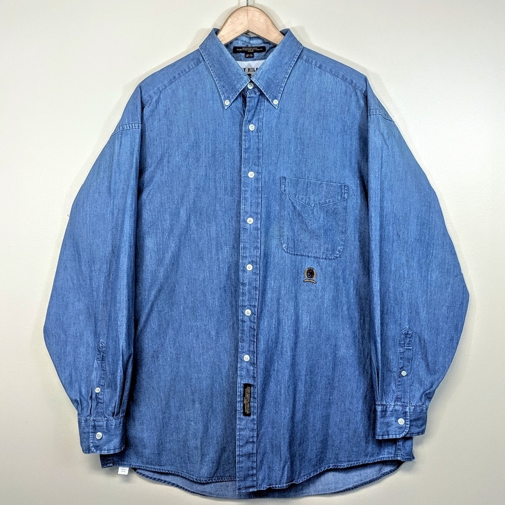 Tommy Hilfiger Vintage Denim Button Down - Picture 5 of 8